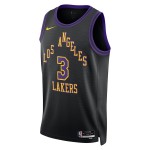 Maillot NBA Los Angeles Lakers Anthony Davis Nike 2023-24 City Edition Noir Swingman - Homme